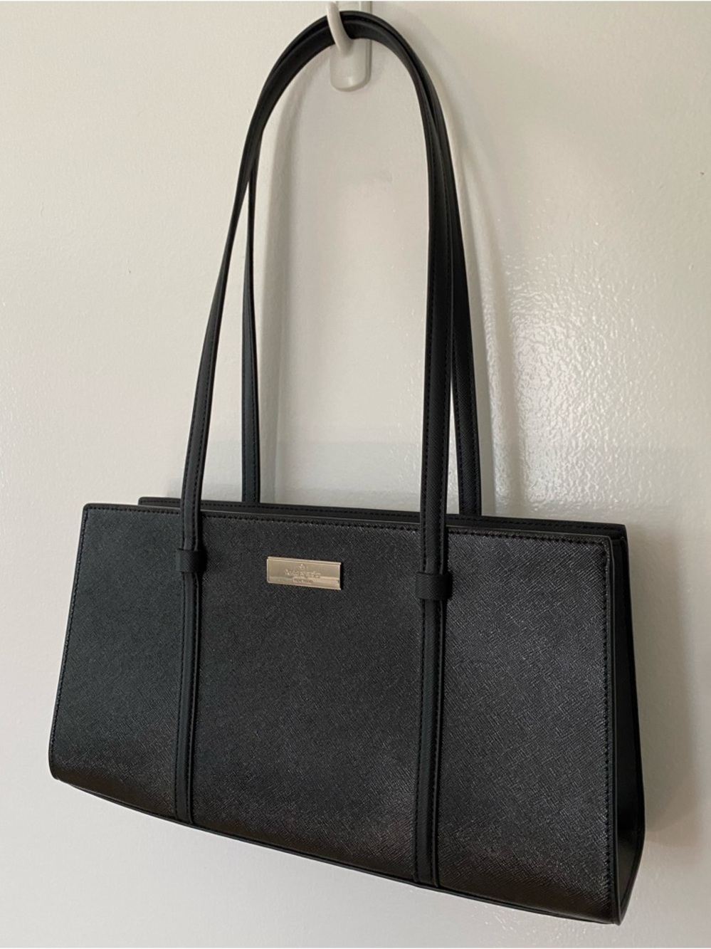 kate spade Black Saffiano Leather Shoulder Bag
